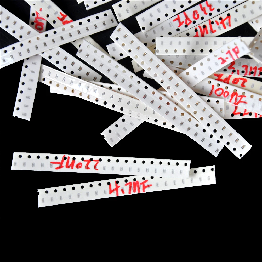 Electronic Diy Kit 720Pcs 0603 SMD Capacitor Assorted Kit 1pF~10uF Samples Kit