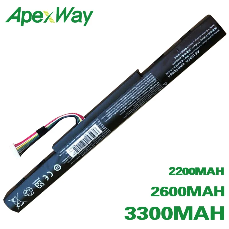 

ApexWay 4 cells AS16A5K AS16A7K AS16A8K For Acer E 15 Aspire E5-575 E5-575TG E5-774 774G E5-575G