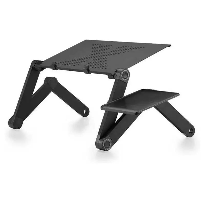 Портативный складной столик для ноутбука регулируемая кровать ноутбук стол с охлаждающим вентилятором 42*26 см ноутбук стол рядом диван