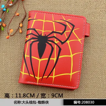 

Japanese PU Leather Carteira with Cion Pouch Cute Kumamon Ironman Hulk Totoro Marvel Anime Wallet