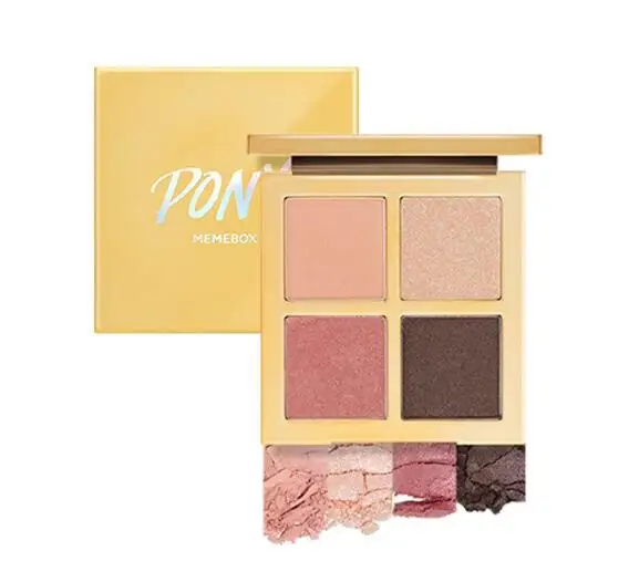 

PONY EFFECT Memebox Shine Easy Glam3 Eye Shadow Palette 4 Colors 2.Pink