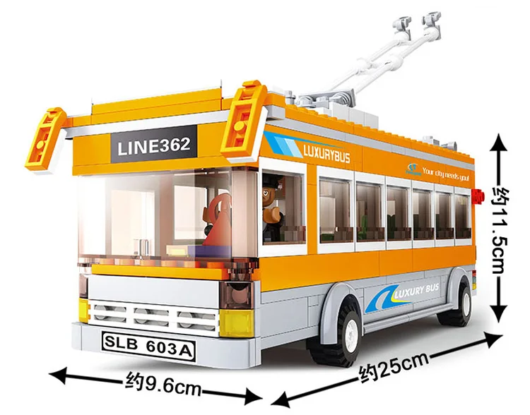 Sluban-0332-457pcs-City-Single-Deck-Yellow-Bus-Building-Blocks-Brick-Toy (3)