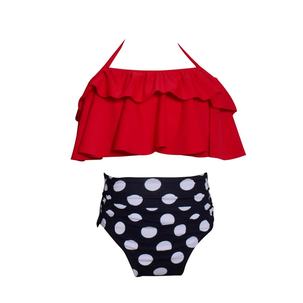 

MUQGEW New Fashion 2Pcs Toddler Baby Girls Ruffles Swimwear Bathing Bikini Set Outfits Swimsuit 2019