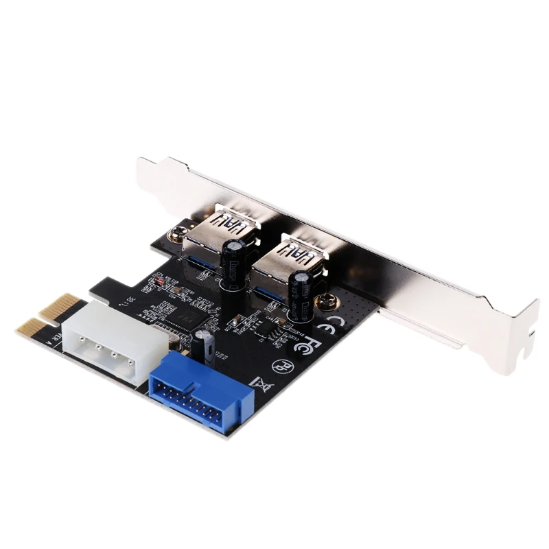 USB3.0 x2 PCI-E карта расширения внешнего 19pin карта PCI-E 4pin IDE/SATA Мощность разъем