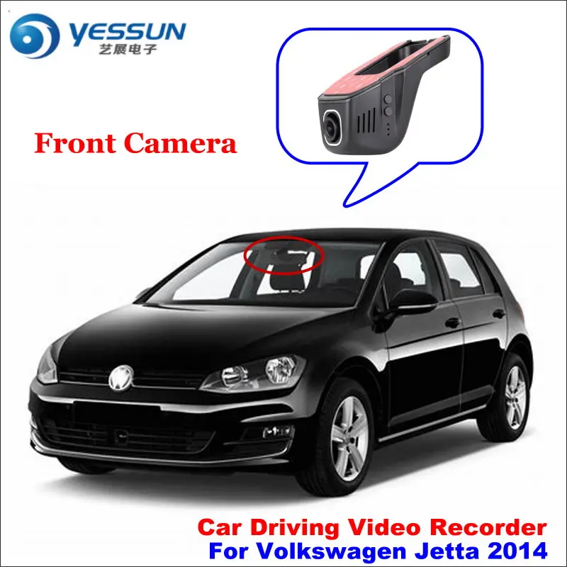 

YESSUN Car DVR Driving Video Recorder For Volkswagen Jetta 2014 Front Camera AUTO Dash CAM Plug OEM 1080P WIFI Phone APP
