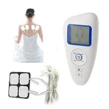 Tens ems массаж Электрический боли машина портативный импульсный массажер мышечный Стимулятор терапия с 70 программ