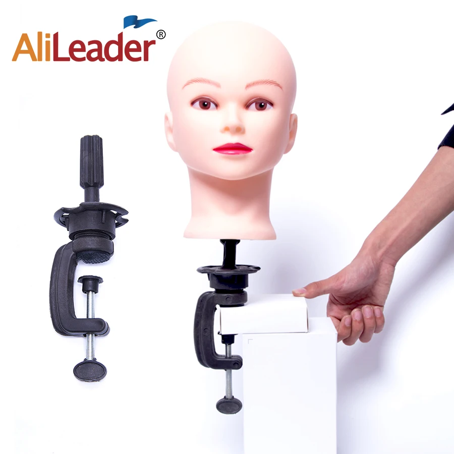 Alileader Human Hair Extension Tools For Wig Cheap Weave Cap For Making A Wig Black Mannequin Head Holder Professional Wig Comb Alileader Human Hair Extension Tools For Wig Cheap Weave Cap For Making A Wig Black Mannequin Head Holder Professional Wig Comb