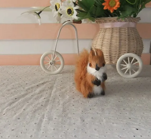 

Simulation fur animal squirrel pure handmade taxidermy static model