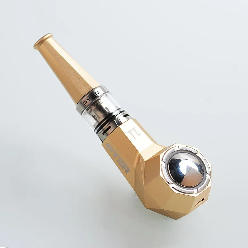 authentic-thunderhead-creations-thc-pyer-pipe-1000mah-starter-kit-gold-aluminum-alloy-2ml-10-055-ohm