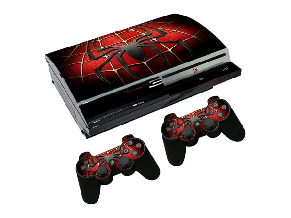 Best Price Spider Man Vinyl Decal Skin Sticker for PlayStation 3 fat for PS3 fat Console Controller Wrap Cover free shippping Best Price Spider Man Vinyl Decal Skin Sticker for PlayStation 3 fat for PS3 fat Console Controller Wrap Cover free shippping