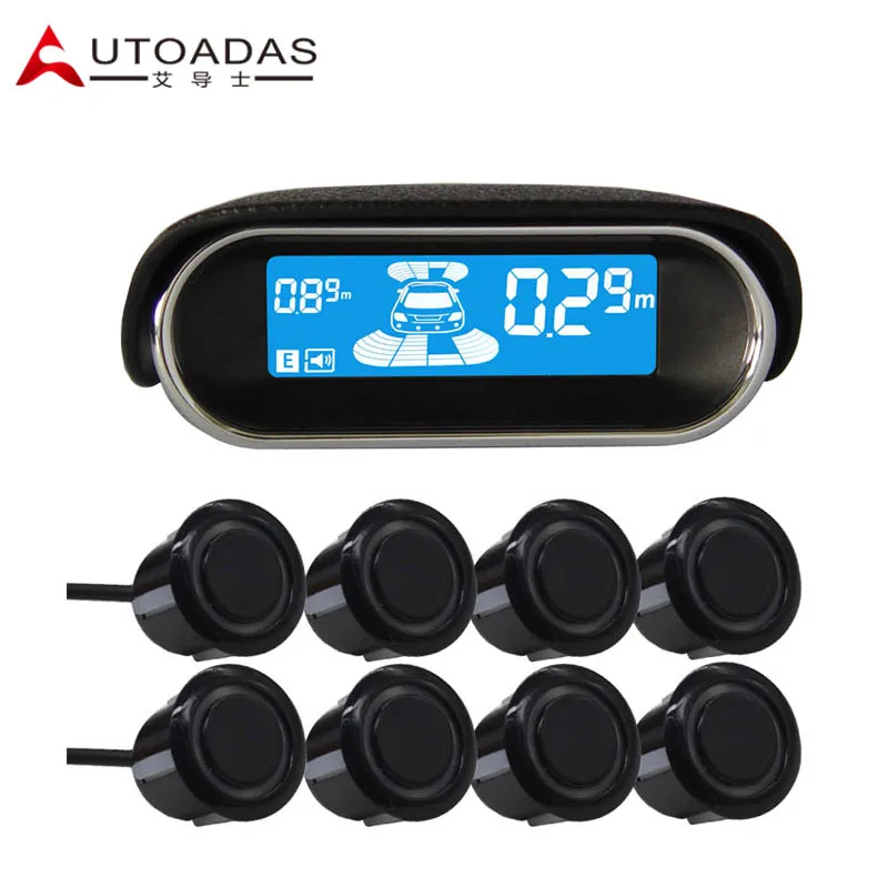 AUTOADAS A102 Car Parking System with 8 sensors Waterproof 18.5mm