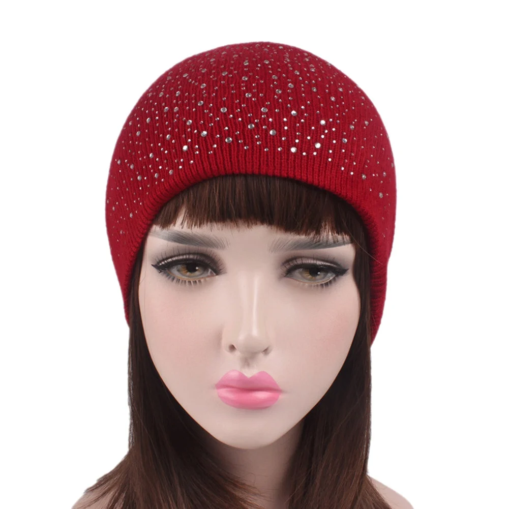 Winter Autumn Beanie Hats Women Soft Knitting Skullies Beanies Hat