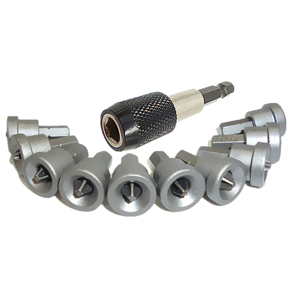 

10pcs Ph2 Drywall Dimpler Bits Screwdriver Phillips Bit 25mm Magnetic Screwdriver Bits Depth Stop + 1pc 60mm Magnetic Bit Holder