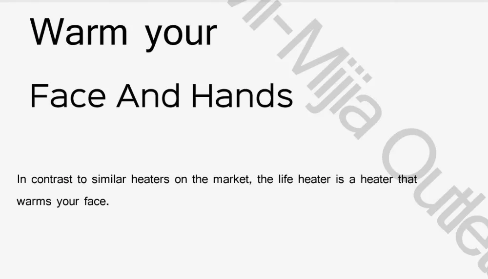 Xiaomi Mijia HL обогреватель горячий 400 Вт Электрический Обогреватель мини домашний Вентилятор охлаждения съемный температура двойная защита безопасности