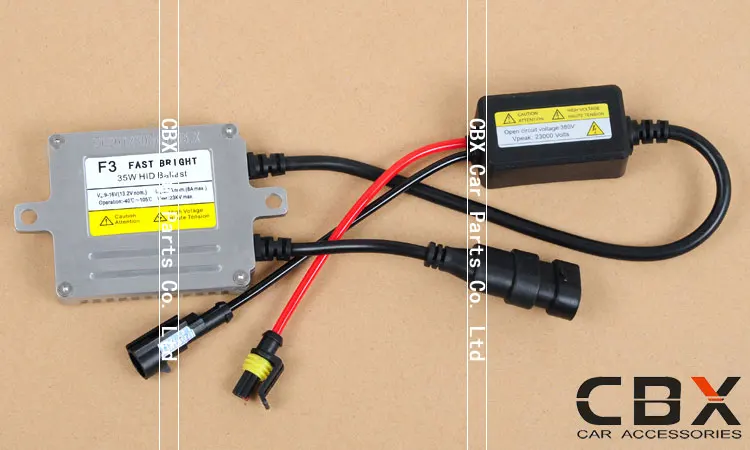 35W 12V AC Fast Start-up Slim HID Bi Xenon Ballast F3 3