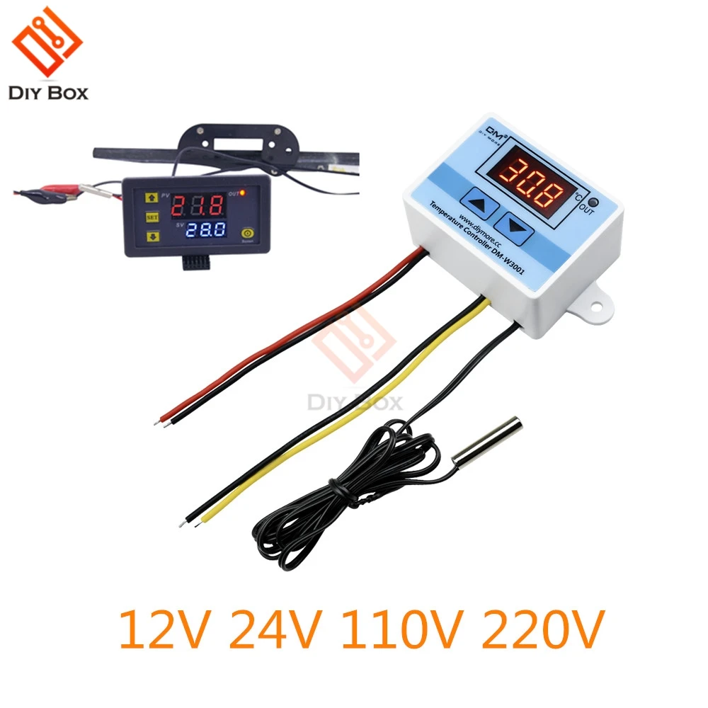 

W3001 W3230 LED Termometro Digital Temperature Controller Thermostat Regulator NTC Automotive Thermometer Incubator Hygrometer