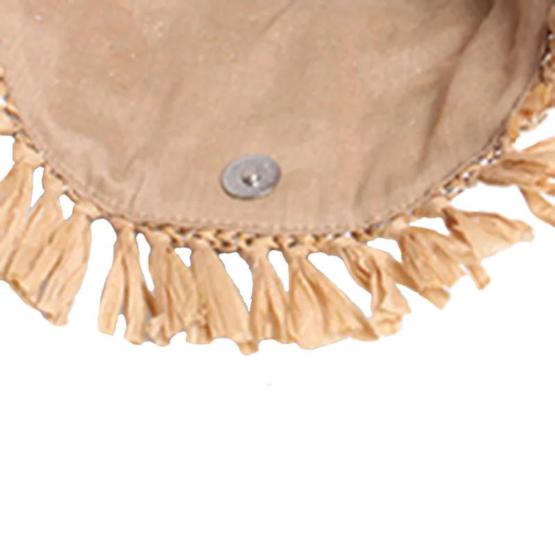 New Women Beach Tassel Straw Bags INS Popular Summer Female Handbag Fashion Lady Woven Shoulder Bag Casual Knit Crossbody SS3286 (12)