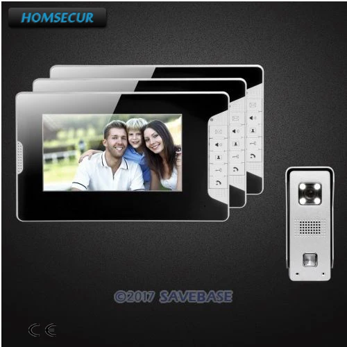 

HOMSECUR 7" Video Door Entry Call System with Mute Mode for Home Security for House/ Flat
