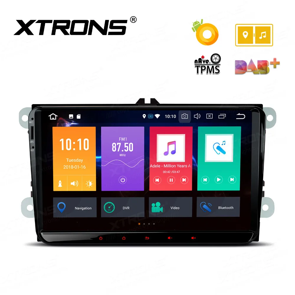 XTRONS 9 ''Android 8 0 Восьмиядерный Автомобильный плеер gps без DVD для Volkswagen Caddy Scirocco WT5