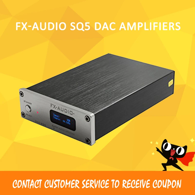 

FX-AUDIO DAC-SQ5 audio amplifier hifi amplifier usb pcm1794 digital amplifier amplificador audio