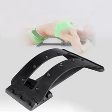 Curved stretching Back Massage Fitness Equipment Stretch Relax Backbone Stretcher Lumbar Support Spine Pain Relief Chiropractic