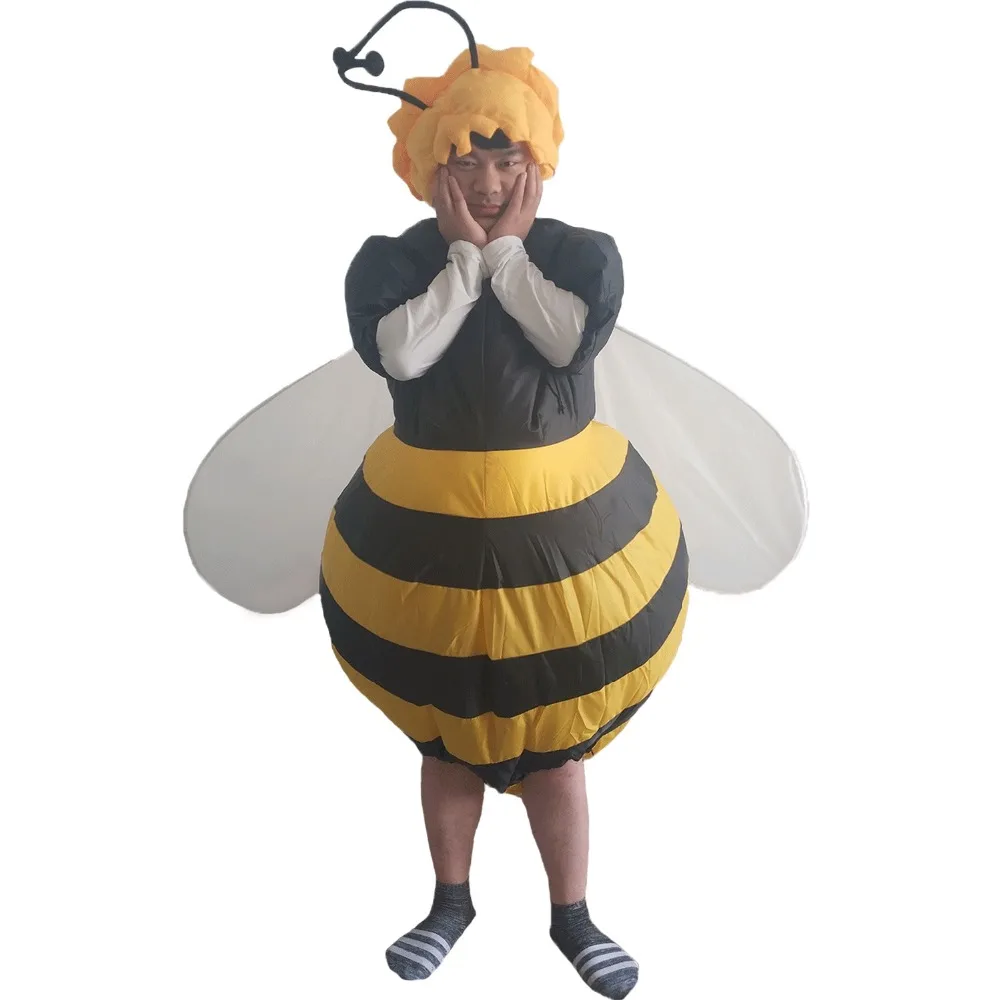 Bumble Bee, надувной костюм на Хэллоуин для взрослых, карнавальный костюм для женщин и мужчин, нарядное платье в виде животного, наряд на день рождения