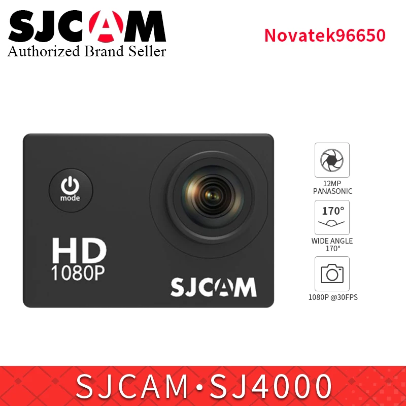 Original SJCAM SJ4000 Basic font b Action b font Camera Waterproof 1080P Helmet Camera HD 2