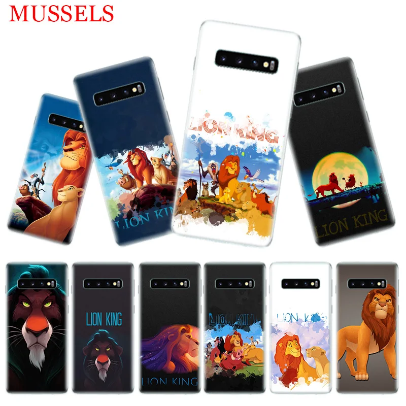 

Simba The King Lion Phone Case for Samsung Galaxy S10 Plus S10E Lite A50 A70 A30 A10 A20E M30 M20 M10 A20 A80 A40 A60 Coque Capa