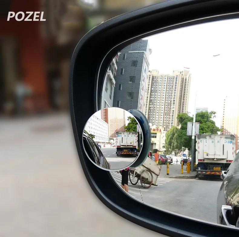 

2pcs Car Wide Angle Round Convex Blind Spot Mirror for Honda HR-V Fit Accord Civic CR-V city jazz CRIDER GREIZ ELYSION