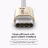 WSKEN Cable USB C Cable 3.0 Metal Data USB Type C Cable USB-C High Speed Charging Cable For Samsung S8 Oneplus Xiaomi 4C 5 Nexus ► Photo 3/6