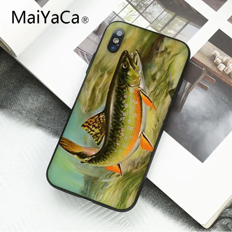 MaiYaCa охотничий рыболовный художественный чехол для телефона для iphone 11 Pro 11Pro Max 8 7 6 6S Plus X XS MAX 5 5S SE XR