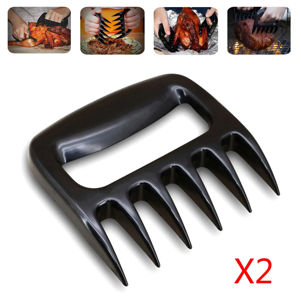 2pcs BBQ Forks Meat Pulled Claws for Shredding Pork Beef Barbecue