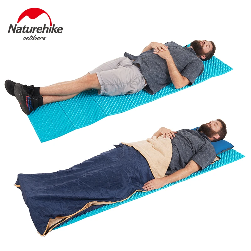 Naturehike Outdoor Foldable Sleeping Mat Camping Egg Slot Soft Mattress