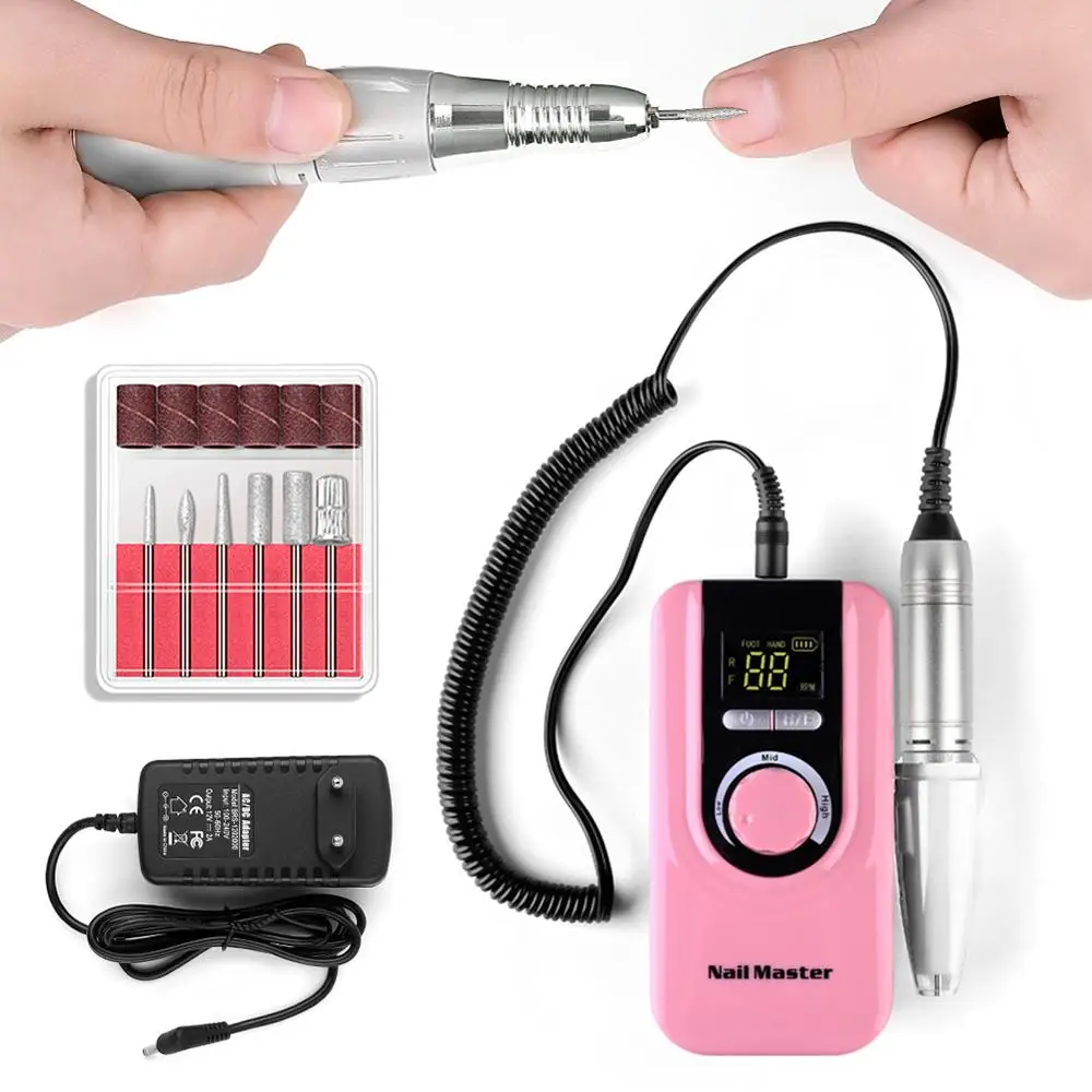 

Nail Drill Electric Machine Nail Art Pen Nail File Nail Tools Suit For Cuticle Gel Polish Removal Pedicure Gel Polish Accessory