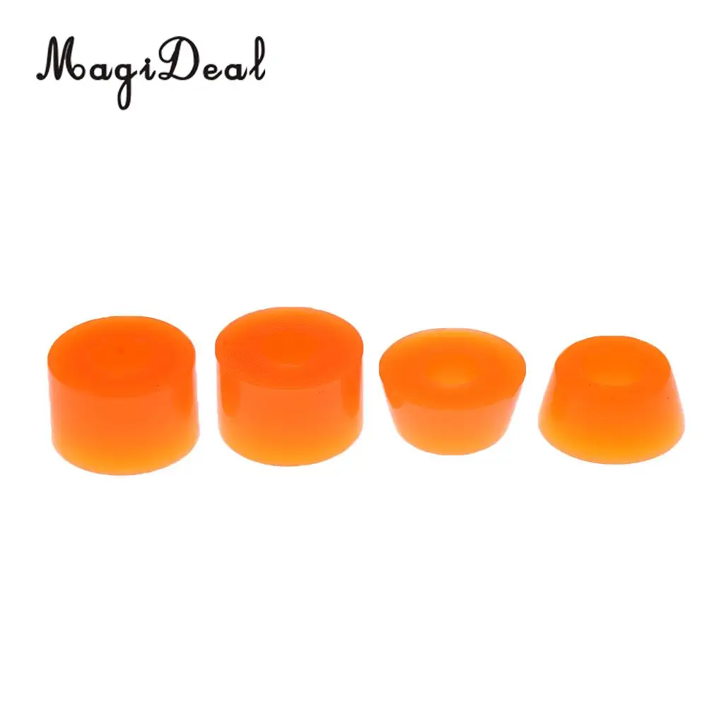 MagiDeal 2 Sets 90a Longboard Bushings Replacement Skateboard Accessories for 2 Trucks