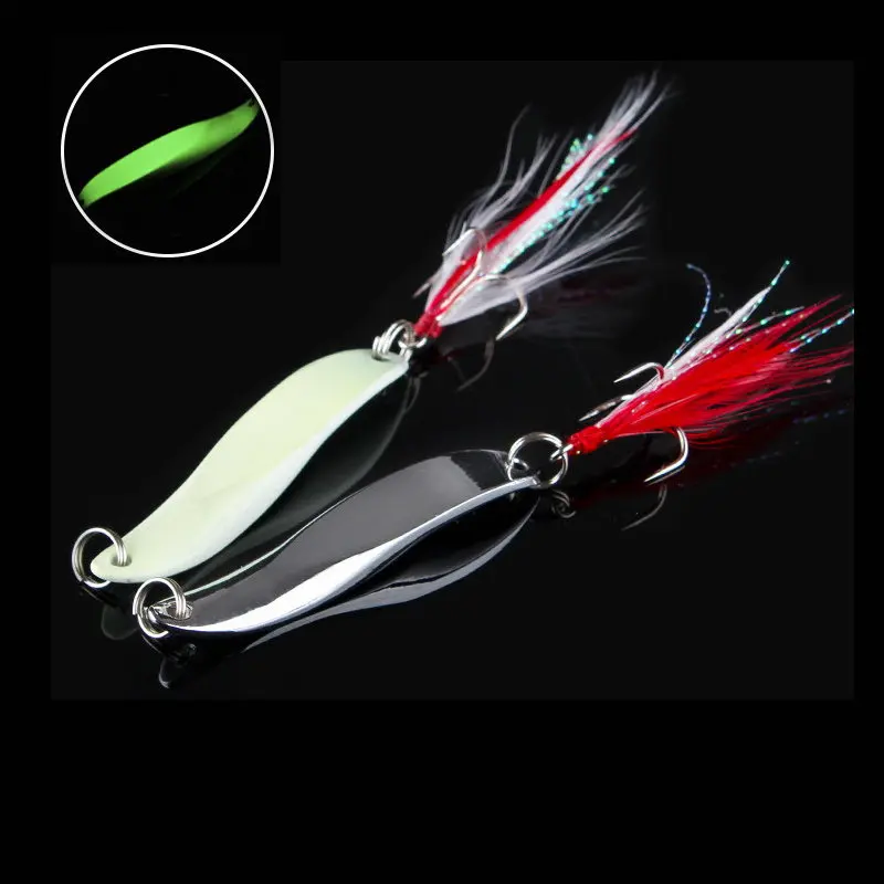 

1PCS 7g-40g Metal Spinner Spoon Fishing Lure Hard Bait Sequins Noise Paillette Artificial Bait small hard sequins spinner
