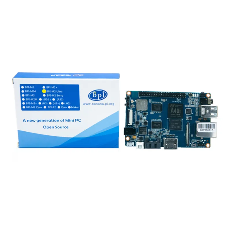 Четырехъядерный процессор A40i Allwinner плата разработки Banana Pi M2 Ultra с Wi Fi и BT4.0 флэш