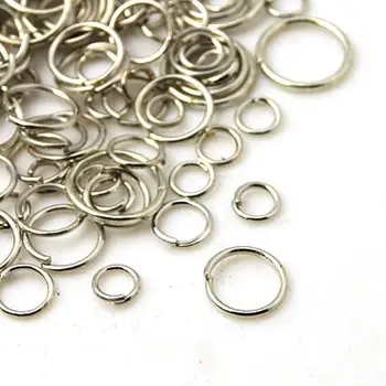 

1 Box Iron Jump Rings 4~10x0.7~1mm Golden Black Copper Silver Color Jump Ring Diy Accessories for Jewelry Findings Supplies