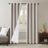 Flocked 100% Blackout Window Curtains Thermal Solid Curtain For Bedroom Living Room Fire Retardant Fabric Drapes ► Photo 2/6