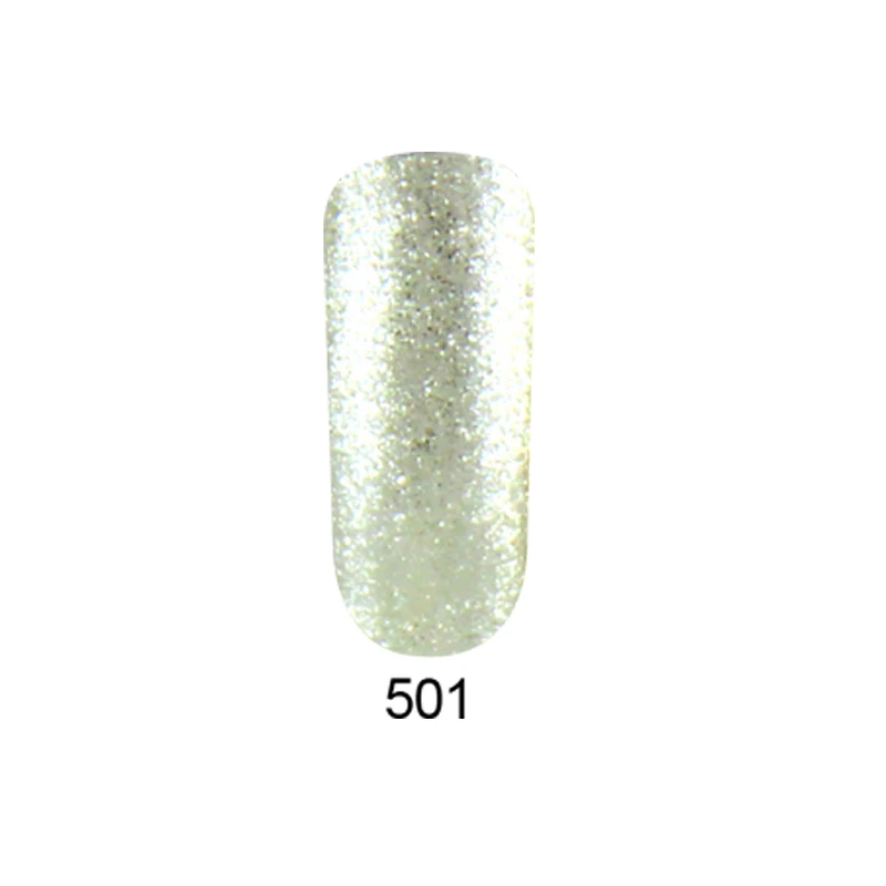 KADITION New Super Color Gel Paints Crystal Lacquer Nail Art UV LED Soak Off Platinum Glitter Pearl Diamonds Gel Nail Polish - Цвет: 501