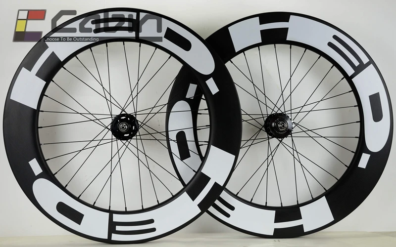 Только 20 комплектов карбоновые колеса HED track bike 88 мм клинчерные/трубчатые 700C