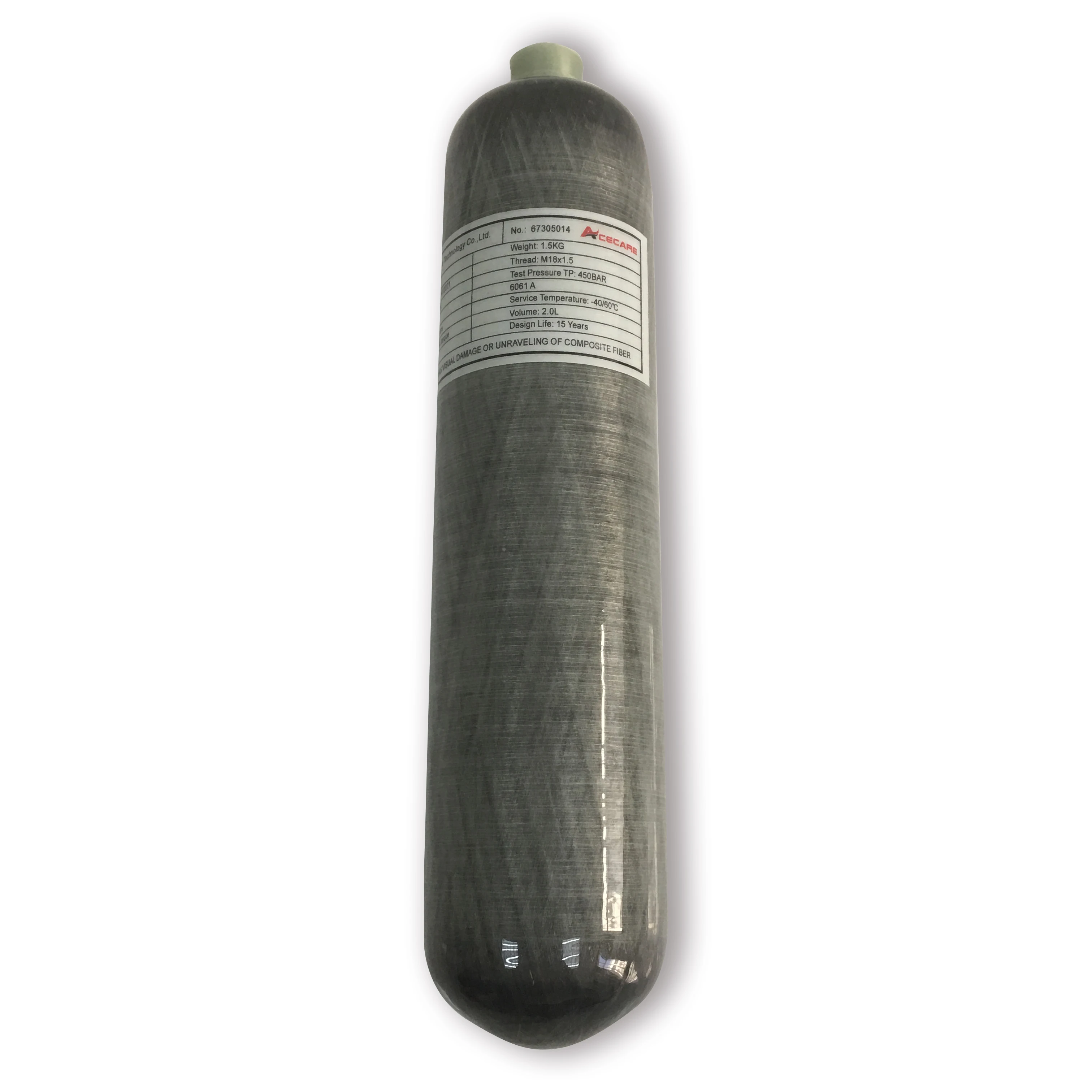 Бесплатная доставка RUS 2L углеродного волокна Дайвинг бутылки/композитный углерода Бутылка для пейнтбола PCP air винтовка Прямая доставка