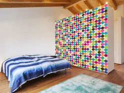 Пользовательские Современные Геометрические обои, круг абстрактный узор росписи для гостиной спальня ТВ фон водонепроницаемый Papel де Parede