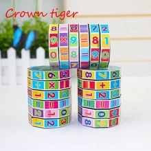 Новинка, забавная космическая математическая игрушка, кубик-головоломка для детей, детские математические цифры, Магический кубик, игрушка-головоломка, игра в подарок, развивающая игрушка