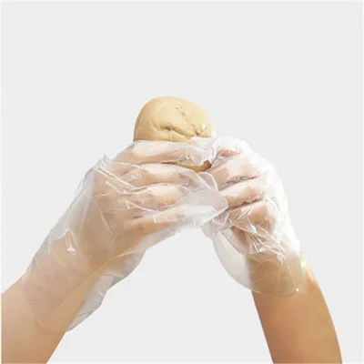XUNZHE 100 PC Экологичные прозрачные перчатки пищевой одноразовый гигиенический перчатки для кухонной выпечки аксессуары для пищевой промышленности