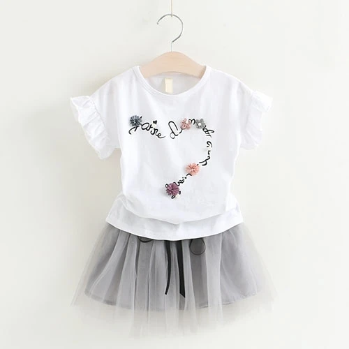 white 139 Humor Bear/топы для девочек+ штаны От 3 до 7 лет Одежда для маленьких девочек г. Летние брендовые комплекты одежды с блестками для девочек одежда для малышей - Цвет: white 139