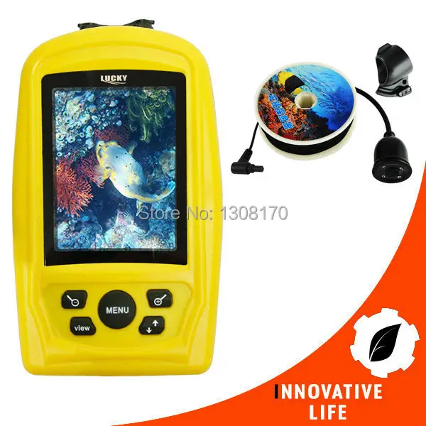 LUCKY Portable Underwater Fishing & Inspection Camera System CMD sensor 3.5 inch TFT RGB Waterproof Monitor Fish Sea 20M Cable