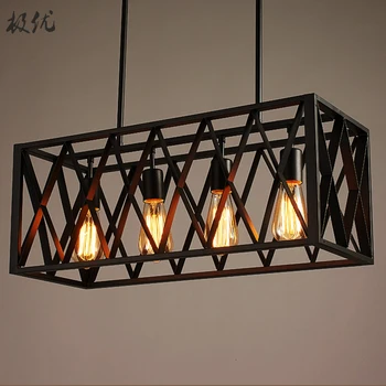 

vintage pulley pendant lights loft style light kitchen dining room lampara light fixtures Nordic retro light Spider pendant lamp