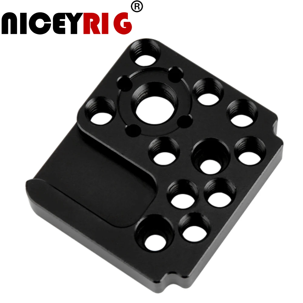 

NICEYRIG Quick Release Cheese Plate for DJI Ronin Handheld Gimbal for DJI RoninSC Stabilizer Video Stabilizer Rig 1/4" 3/8" ARRI