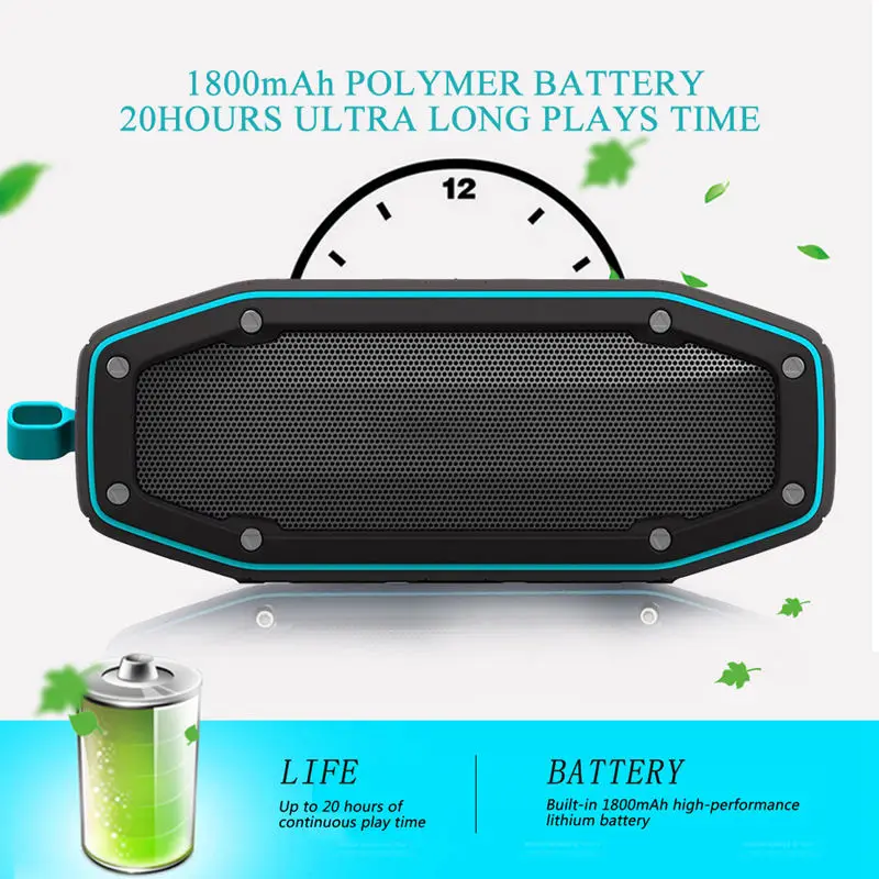 Bluetooth Динамик открытый водонепроницаемы переносной динамик 10 W звуковой ящик музыка колонка Беспроводной сабвуфер динамика Hd бас стерео